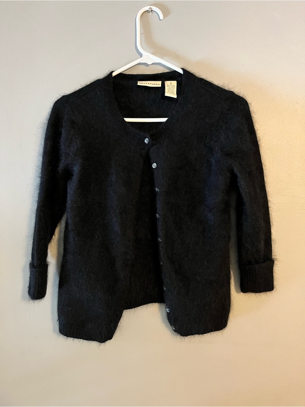 Vintage y2k Rabit hair apostrophe sweater
